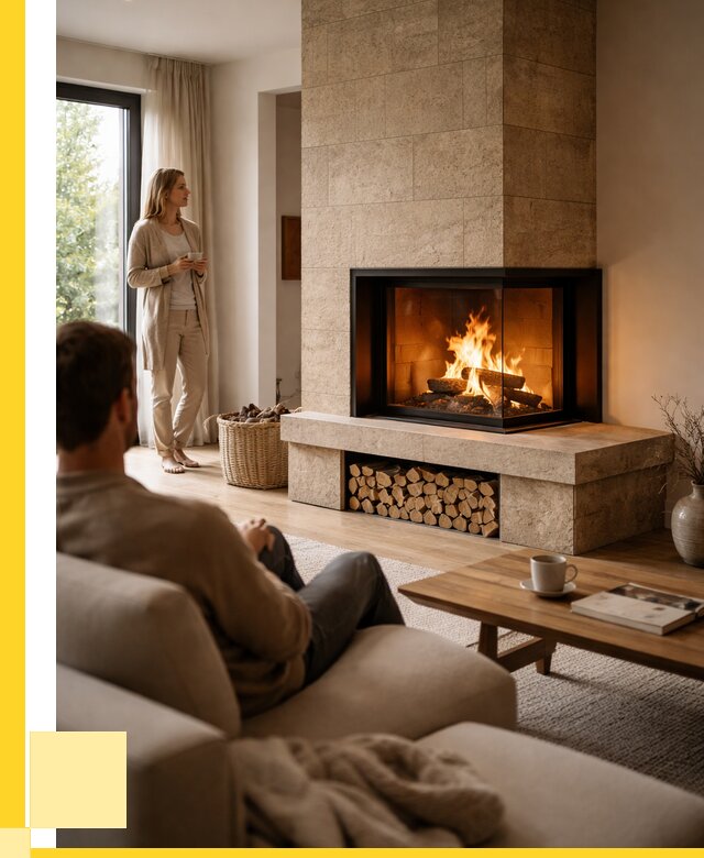 Угловые камины из кирпича установка в Кинешме от 151605 р. ЭриданКнш