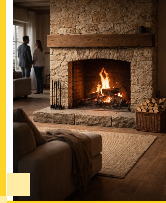 Открытые камины под ключ в Кинешме от 151605 р. ЭриданКнш