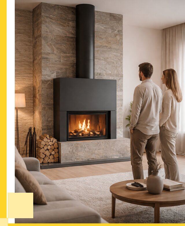 Закрытые камины под ключ в Кинешме от 121284 р., ЭриданКнш