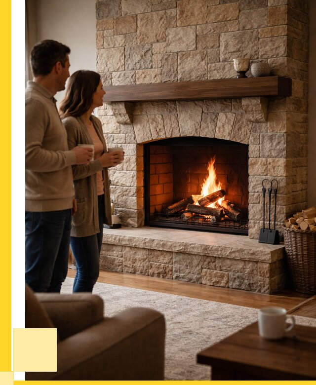 Каменные камины на заказ в Кинешме от 181926 р. | ЭриданКнш