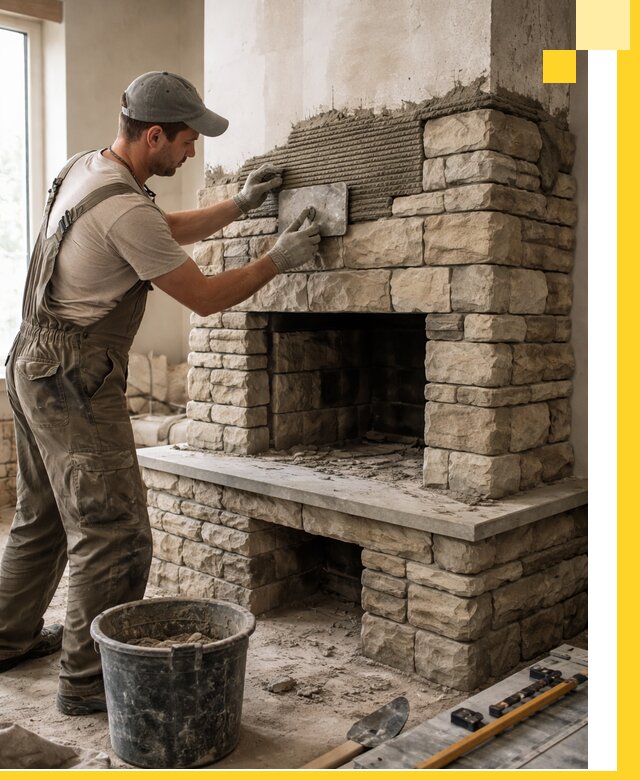 Строительство каминов под ключ в Кинешме от проектирования до монтажа