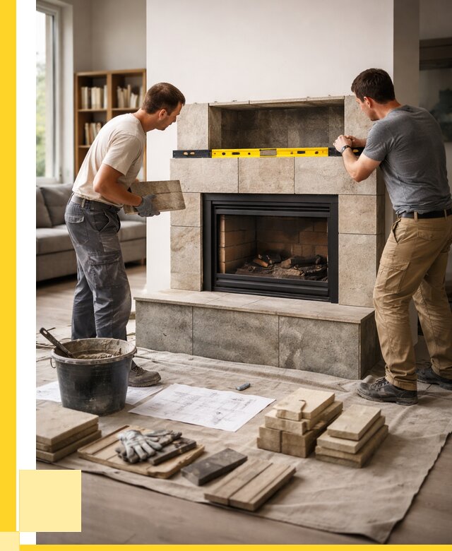 Монтаж каминов и установка в Кинешме от 45482 р. | ЭриданКнш