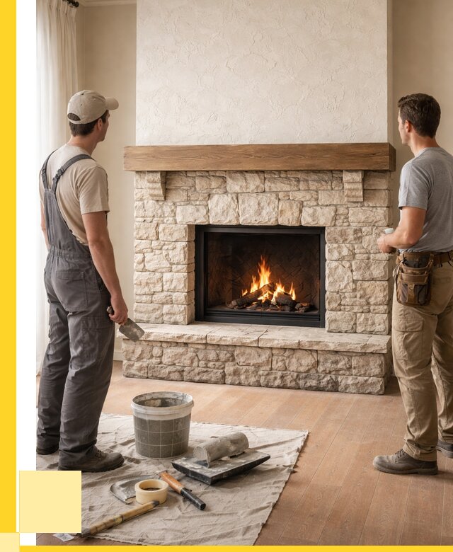 Отделка каминов в Кинешме от 6570 р. под ключ | ЭриданКнш