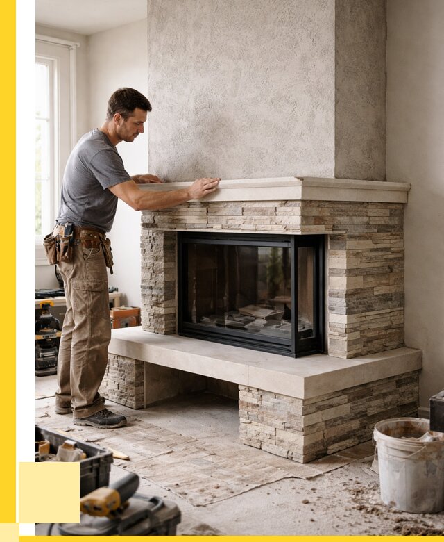 Изготовление каминов под ключ в Кинешме от 151605 р. | ЭриданКнш