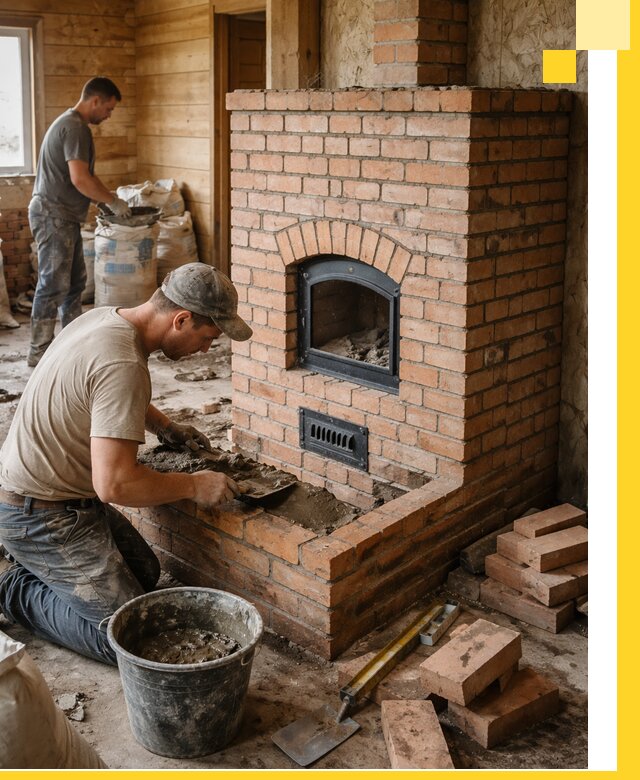 Профессиональное строительство печей в Кинешме под ключ
