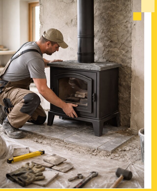 Профессиональный монтаж печей и каминов в Кинешме под ключ