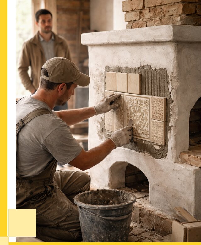 Отделка печей и банных печей в Кинешме от 35375 р. | ЭриданКнш