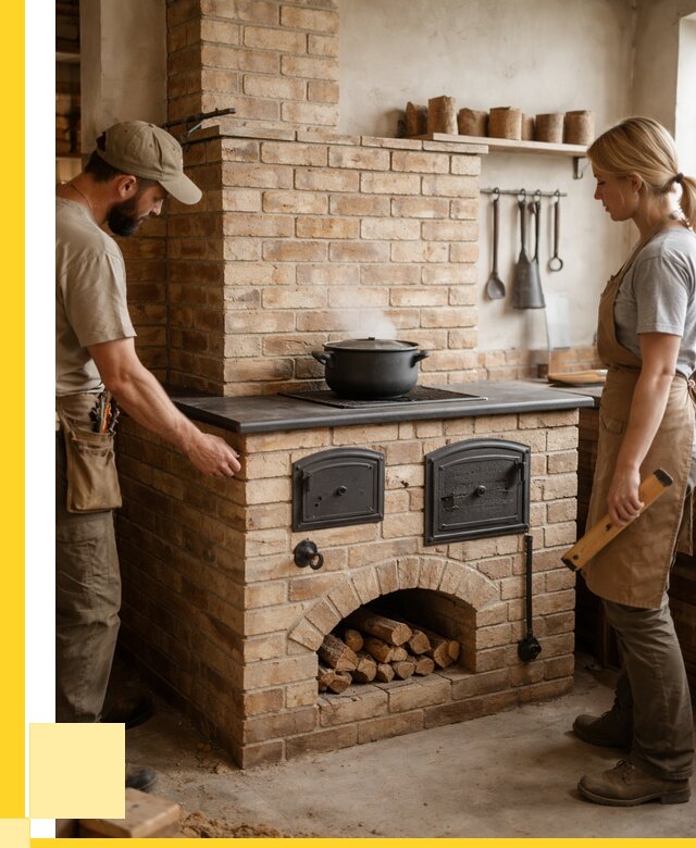 Варочно отопительные печи в Кинешме от 90963 р. | ЭриданКнш