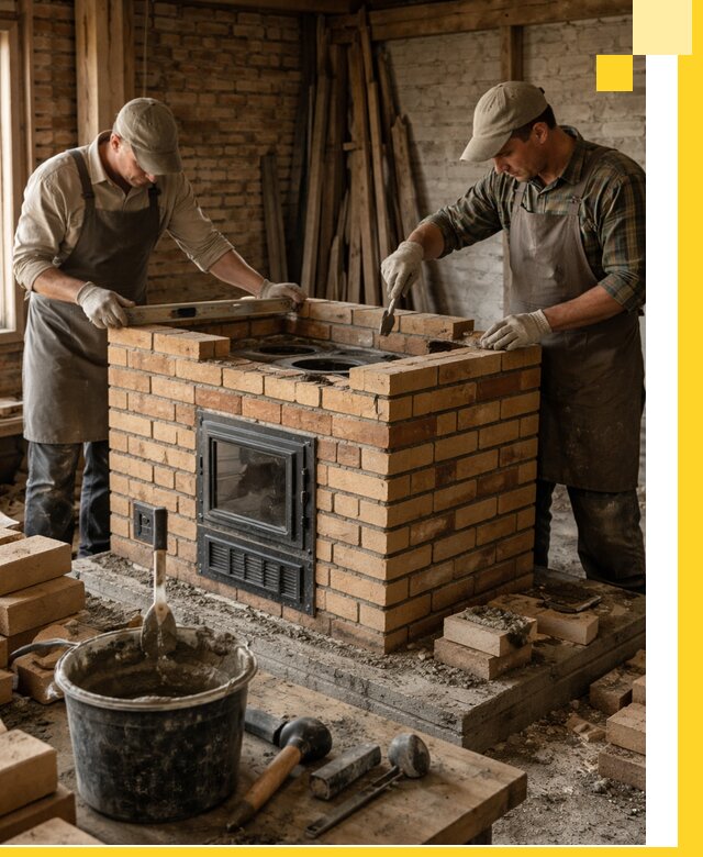 Изготовление и установка варочных печей под ключ в Кинешме