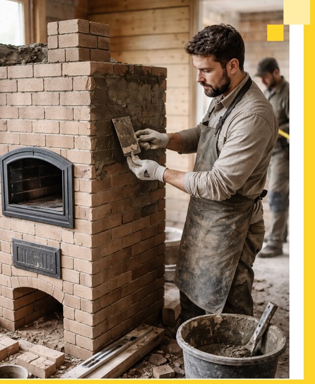 Изготовление и установка печей-шведок под ключ в Кинешме