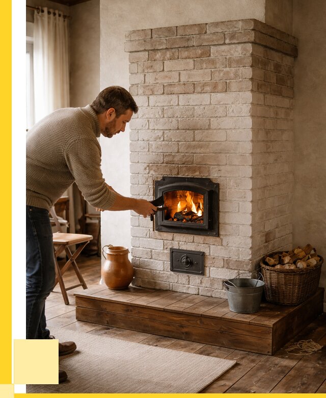 Печь голландка из кирпича в Кинешме от 85910 р. | ЭриданКнш