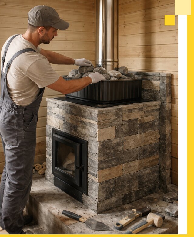 Печи для парной в Кинешме, производство, монтаж и обслуживание