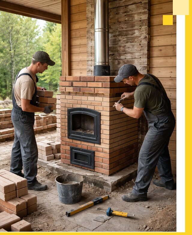Производство и установка дачных печей под ключ в Кинешме