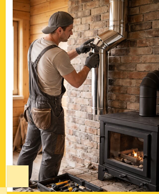Монтаж дымоходов для печей в Кинешме от 7580 р. | ЭриданКнш