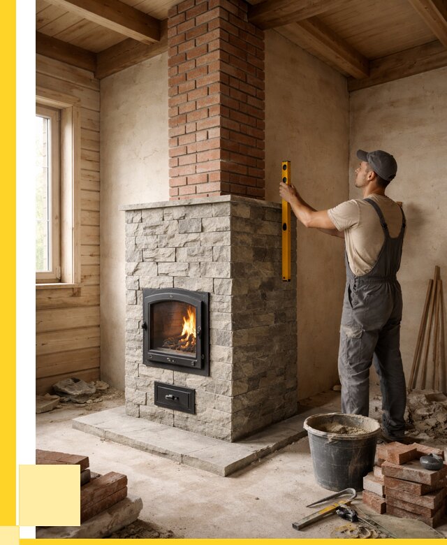 Печи и дымоходы под ключ в Кинешме от 45482 р., ЭриданКнш