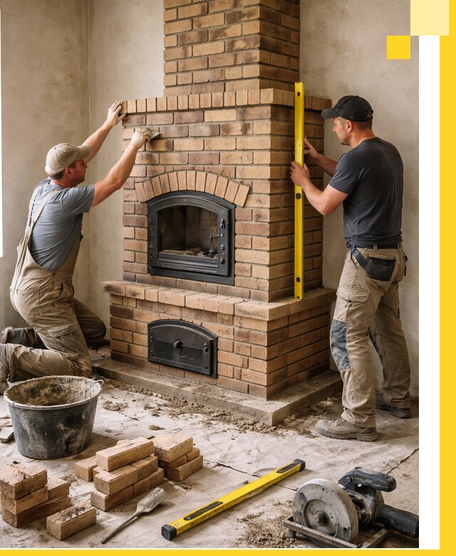 Продажа и установка печей и каминов для дома под ключ в Кинешме