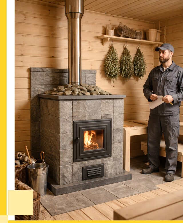 Печи для бани под ключ в Кинешме от 121284 р. | ЭриданКнш