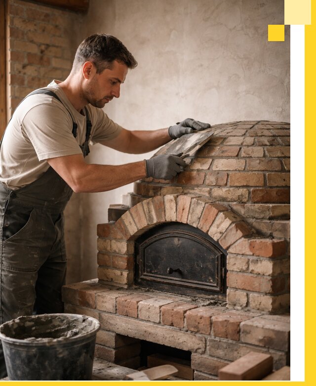 Изготовление и монтаж помпейских печей на заказ в Кинешме