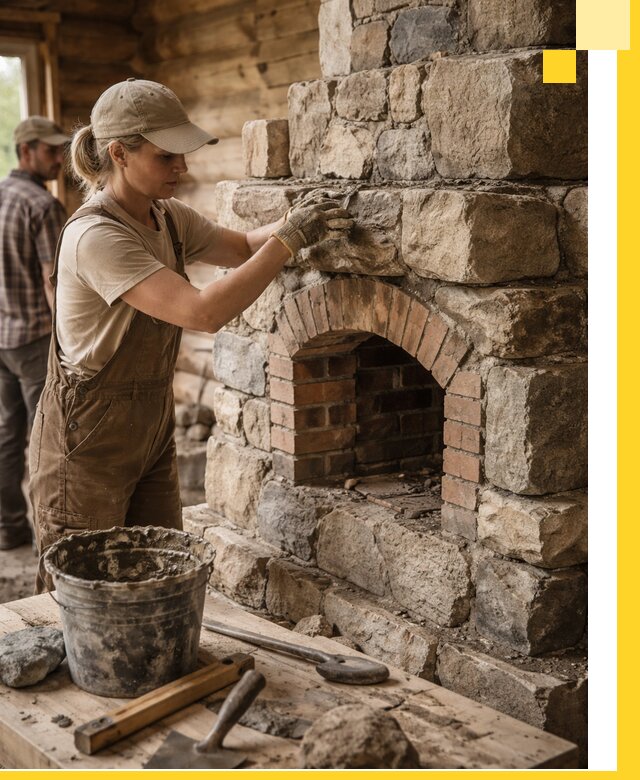 Каменные печи на заказ и монтаж в Кинешме, долговечные решения