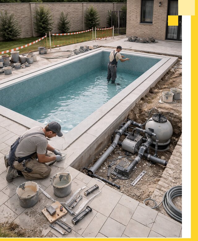 Строительство бассейнов под ключ в Кинешме: проекты и монтаж