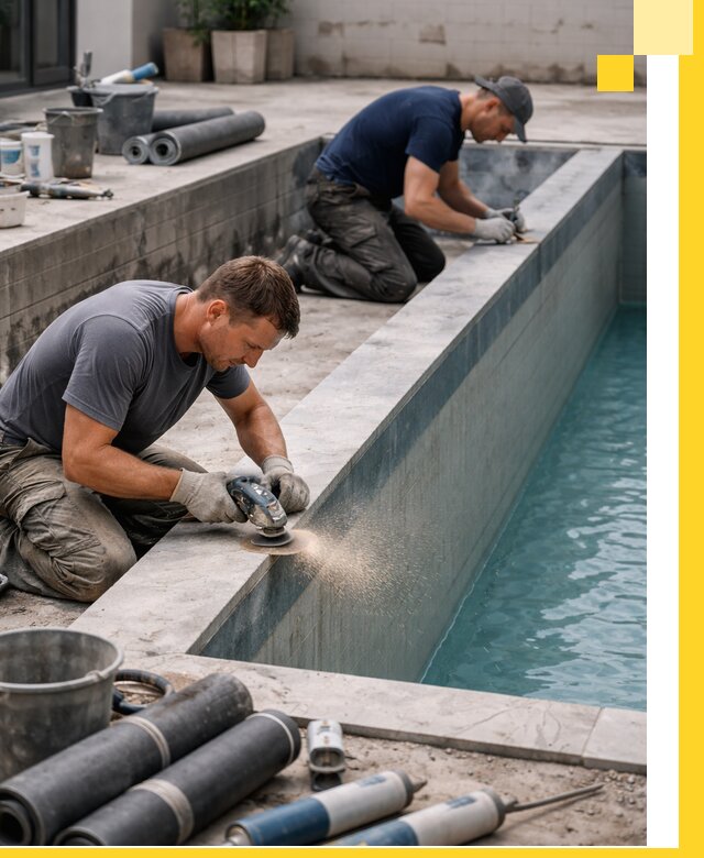 Профессиональный ремонт бассейнов под ключ в Кинешме