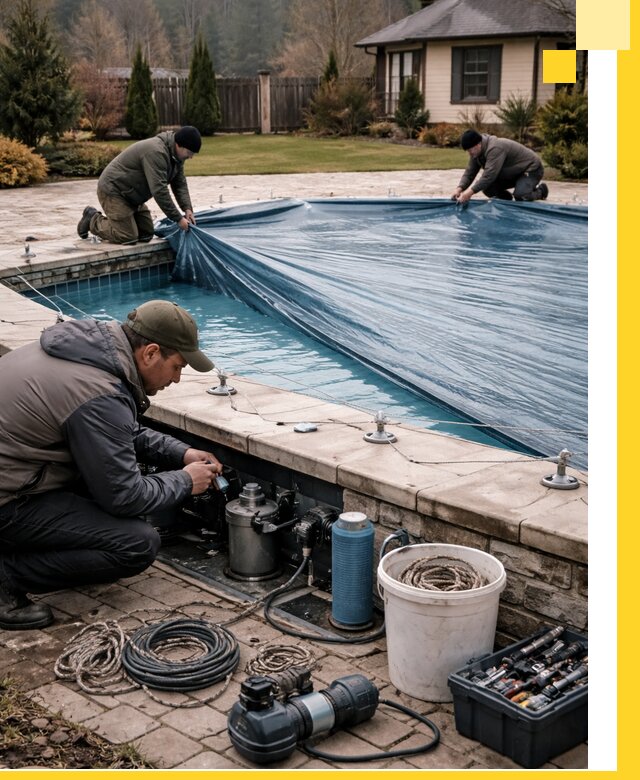 Консервация бассейнов в Кинешме: подготовка к длительному хранению