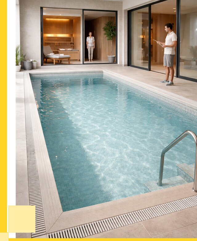 Отделка бассейна пленкой ПВХ в Кинешме от 3537 р. - ЭриданКнш