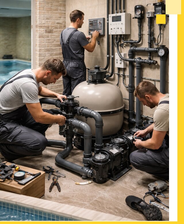 Комплексное оборудование для бассейнов под ключ в Кинешме