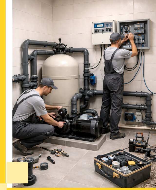 Монтаж оборудования для бассейнов в Кинешме от 40428 р. | ЭриданКнш