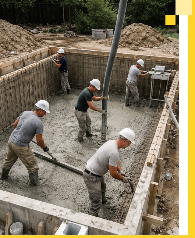 Строительство бетонных бассейнов под ключ в Кинешме