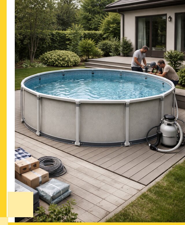 Купить каркасные бассейны в Кинешме от 45482 р. | ЭриданКнш