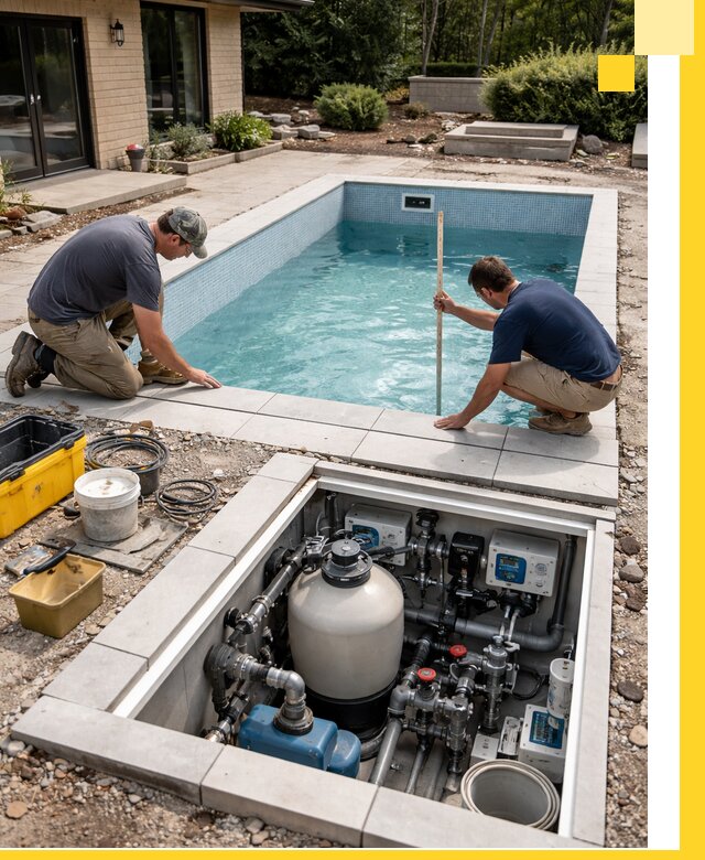 Строительство качественных домашних бассейнов под ключ в Кинешме