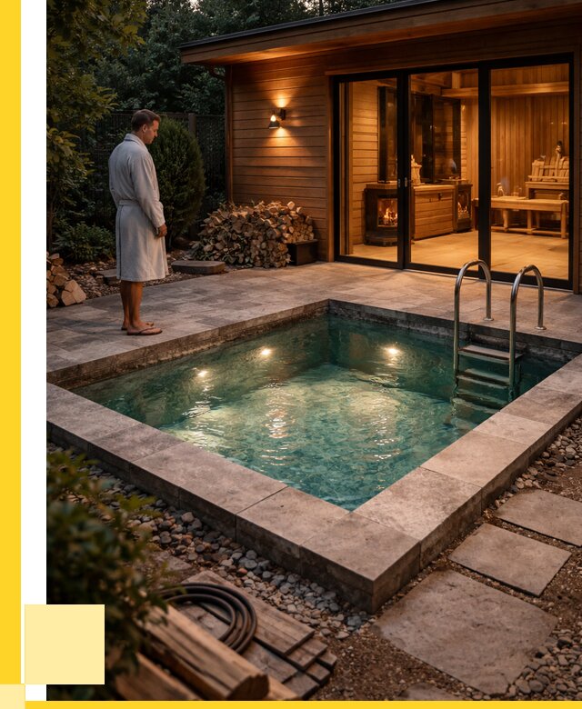 Бани с бассейном под ключ в Кинешме от 96017 р. | ЭриданКнш