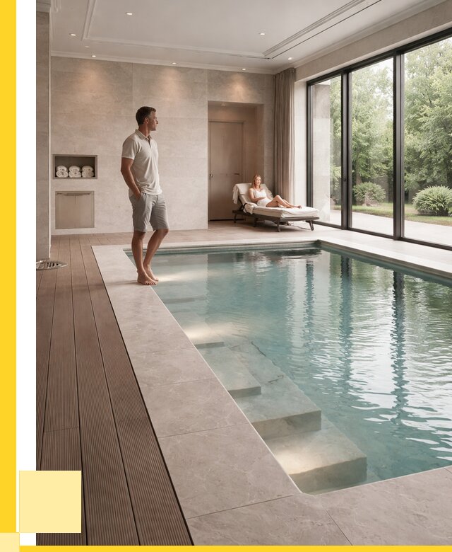 Бассейны в коттедже под ключ в Кинешме от 1212840 р. | ЭриданКнш