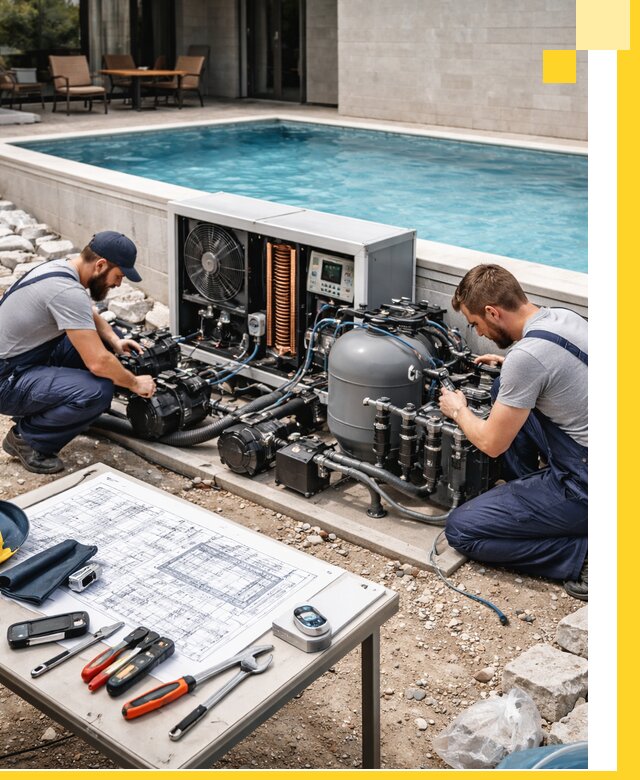 Проектирование и монтаж бассейнов с подогревом в Кинешме