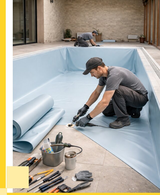 Пленка ПВХ для бассейнов в Кинешме от 2527 р. | ЭриданКнш