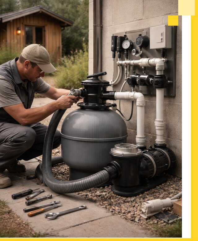 Продажа и монтаж фильтров и насосов для бассейнов в Кинешме