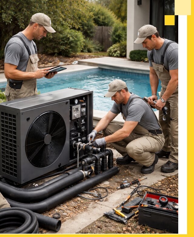 Проектирование и установка тепловых насосов для бассейнов в Кинешме