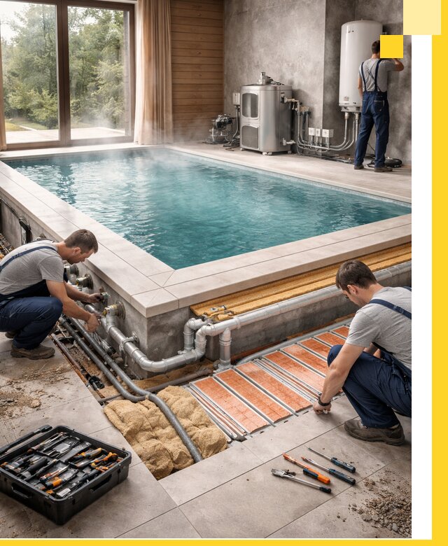 Проектирование и строительство тёплых бассейнов в Кинешме