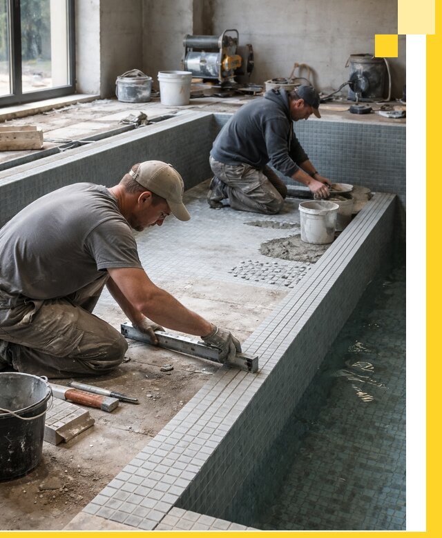 Строительство бассейна в частном доме в Кинешме под ключ