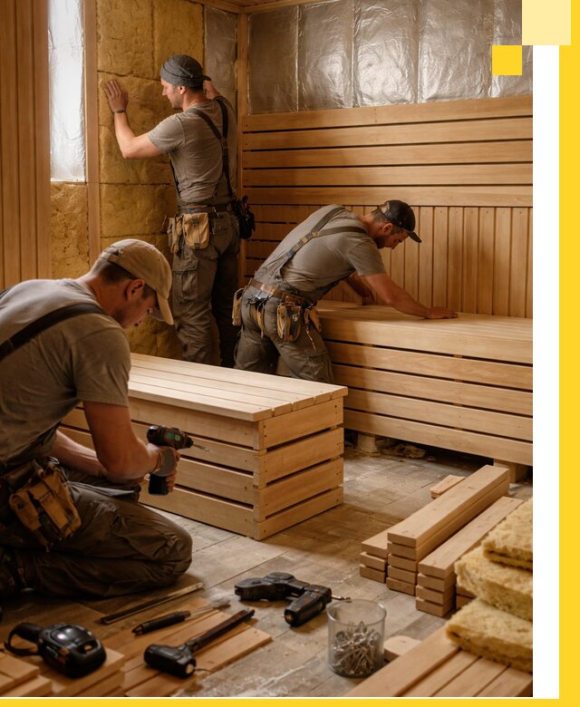 Профессиональное строительство саун под ключ в Кинешме