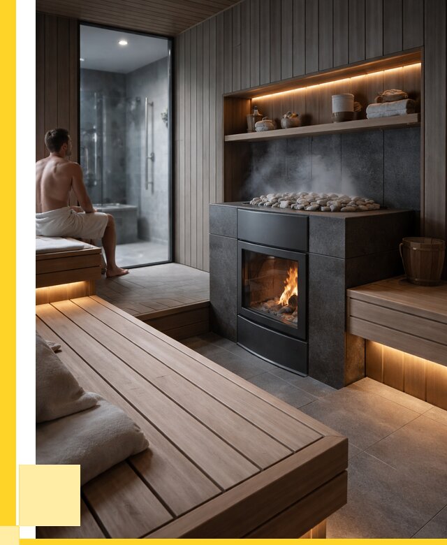 Проект сауны в частном доме в Кинешме от 35375 р. | ЭриданКнш