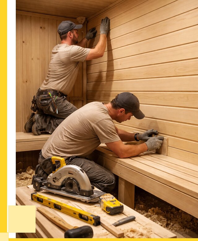 Обшивка саун вагонкой в Кинешме от 2527 р. | ЭриданКнш