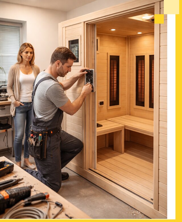 Инфракрасные сауны под ключ в Кинешме продажа и установка