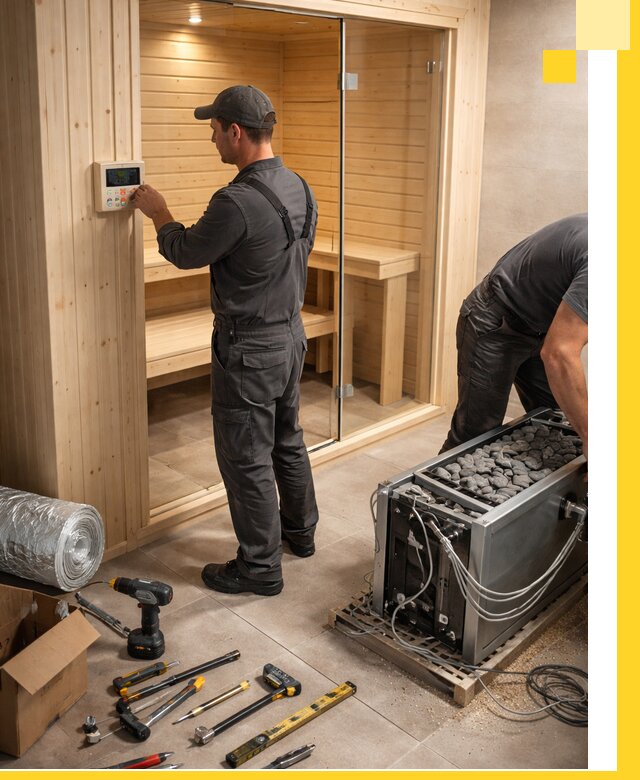 Поставка, установка и монтаж электрических саун в Кинешме