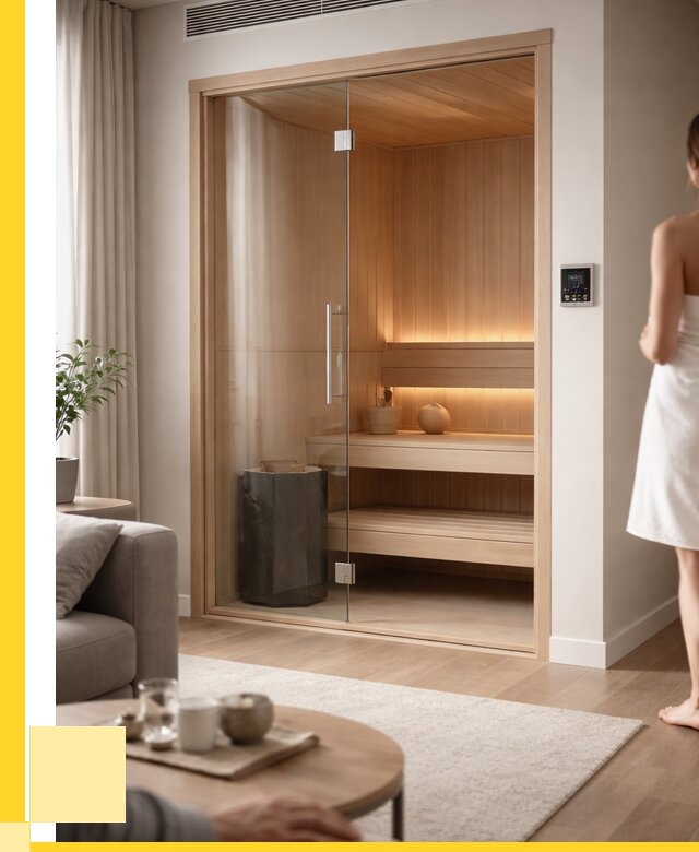 Сауна в квартире под ключ в Кинешме от 121284 р. ЭриданКнш