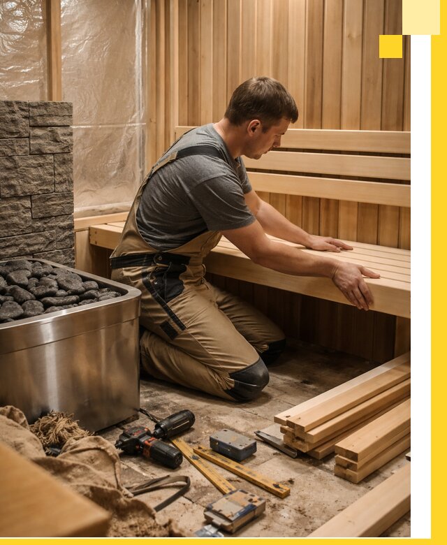 Сауны для дома под ключ с проектированием и монтажом в Кинешме