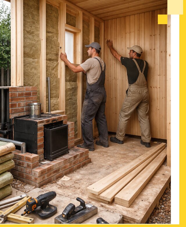 Строительство и установка дачных саун под ключ в Кинешме