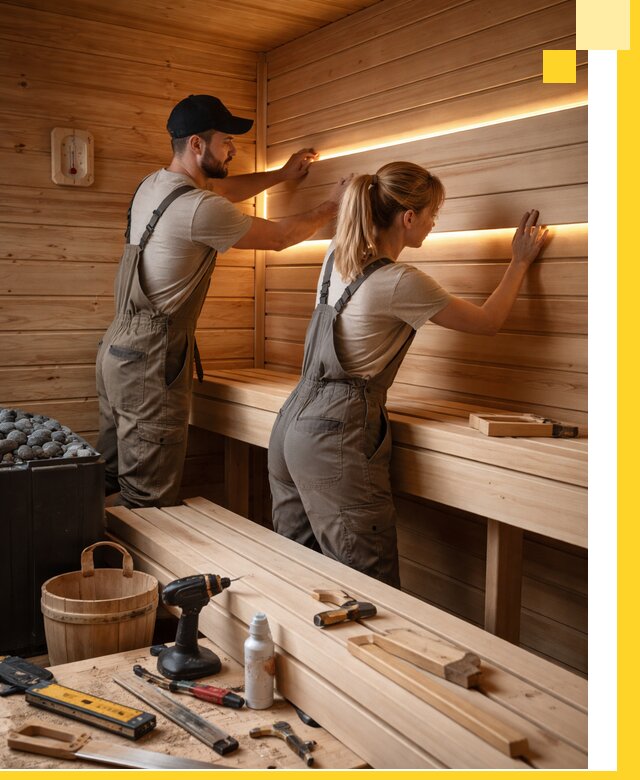 Дизайн саун и бань под ключ с индивидуальным проектом в Кинешме