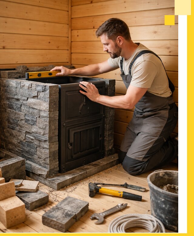 Производство и установка печей для саун под ключ в Кинешме